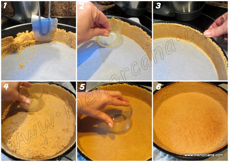 Como hacer base de galletas para tartas